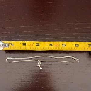 Pandora Snake Chain adjustable Elegant Silver Bracelet